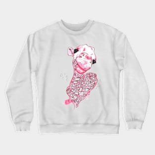 Red Giraffe Crewneck Sweatshirt